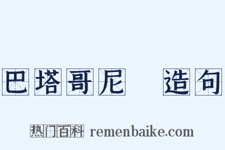 巴塔哥尼亞造句是什么意思的图片